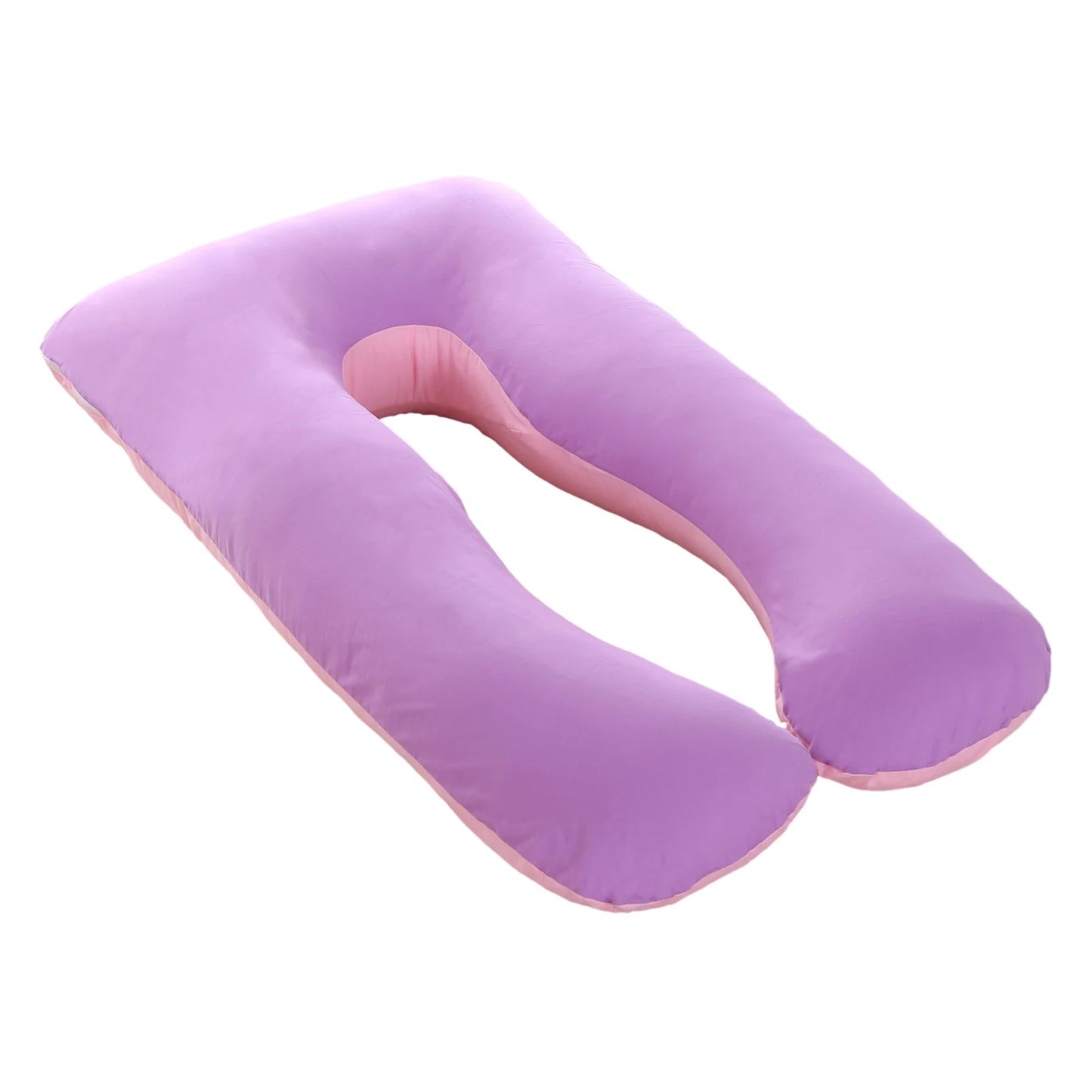 Full Body Support U-Shaped Pillow Cotton Pillowcase Comfy Breathable Pillow Case For Living Room U-shaped nap pillow Case