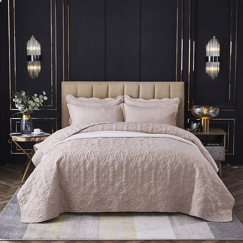 Summer Ultrasound Double King Queen Size Bedspreads Machine Washable Bed Cover Summer Soft Skin-friendly Blankets and Bedspreads