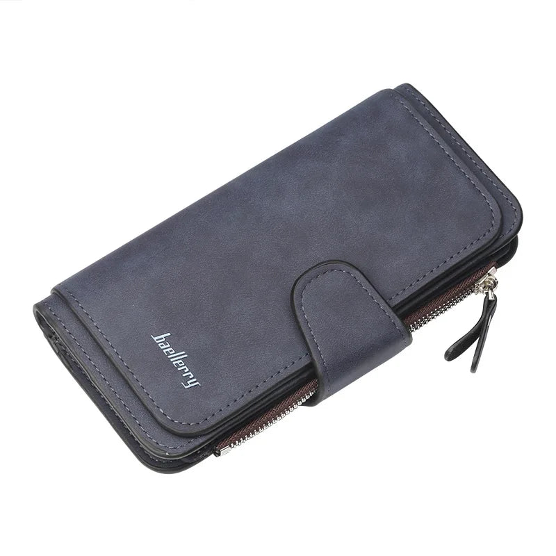 Baellerry High Quality Long Women's Wallet Buckle Multiple Card Slots Mobile Phone Bag Hand-held Bag Card Holders