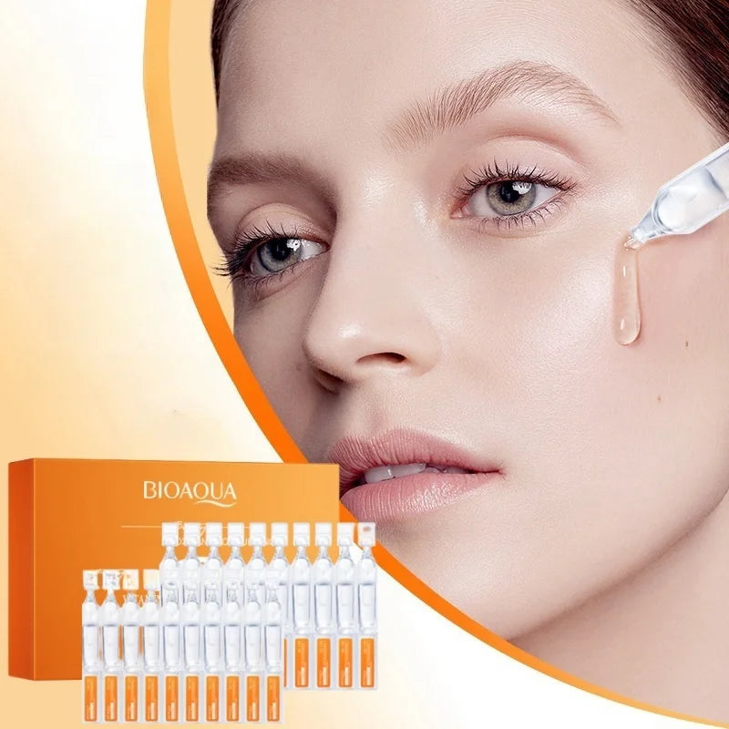 Vitamin C Serum (30Pcs and 30Pcs* 0.1kg Different Specifications to Choose from), Can Brighten, Moisturize, and Nourish the Skin, and Is Individually Packaged for Easy Portability.