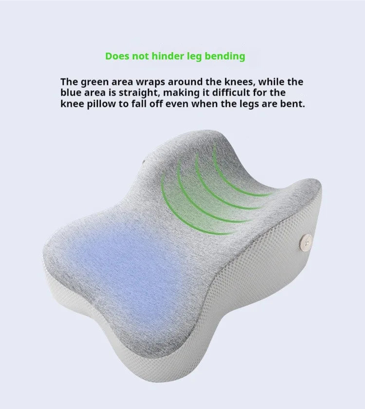 Orthopedic Slow Rebound Memory Cotton Clamp Leg Pillow Maternity Foot Pillow Strap Adjustable Side Sleeping Knee Leg Pillow
