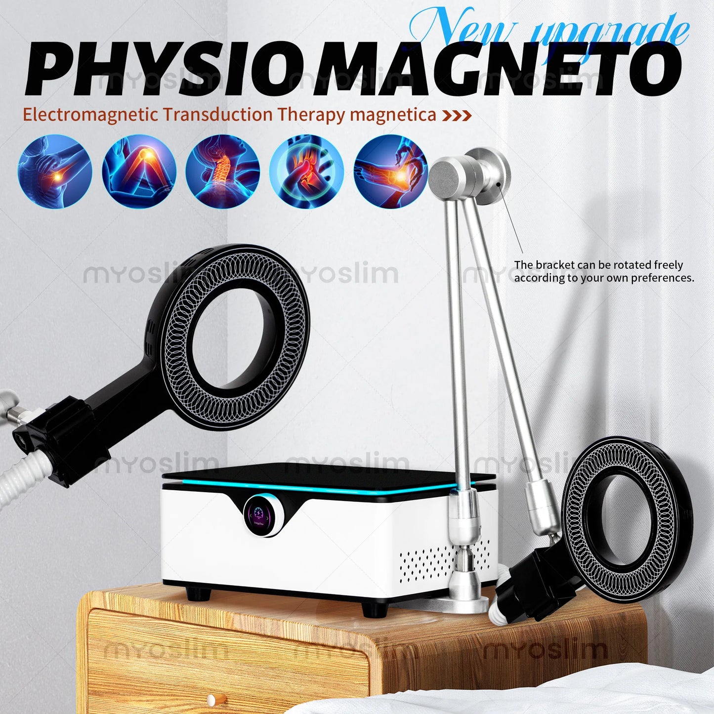 Portable Emtt Physio Magneto Therapy Magnetoterapia Pain Relief PEMF Sports Injury Therapy Magnetotherapy Physiotherapy Machine