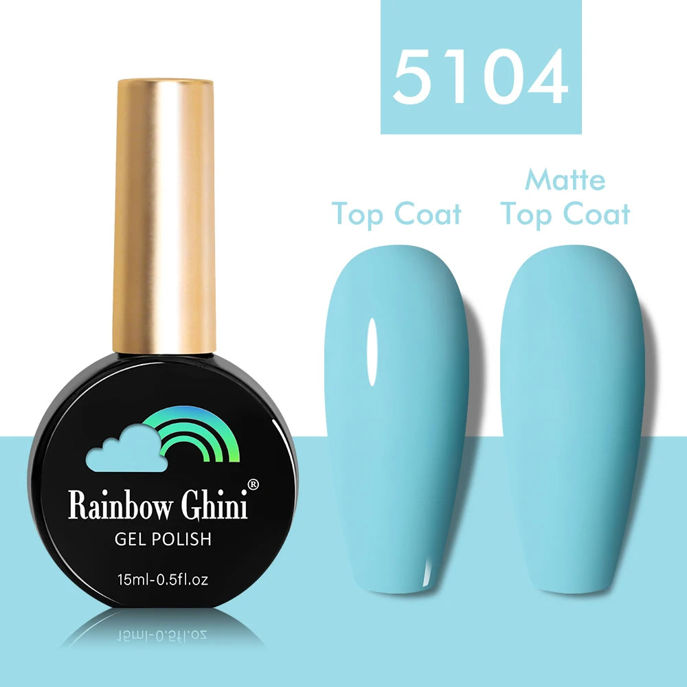 Rainbow Ghini 15ml Glitter Dark Red Gel Nail Polish Semi-Permanent Varnish UV Pale Red Nail Gel Art Supplies for Professionals