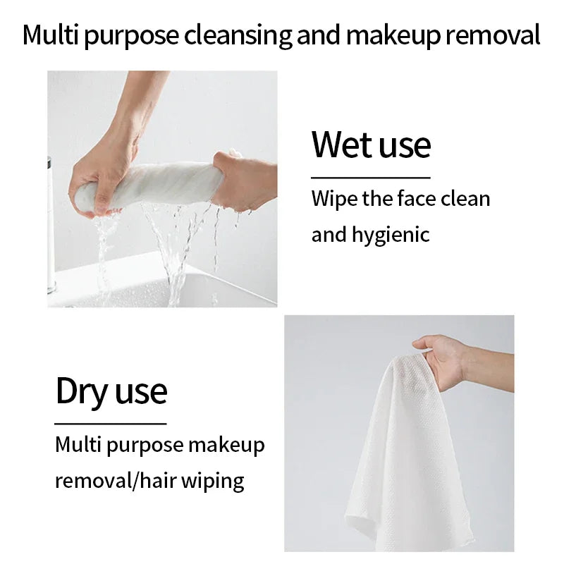 Thickened disposable compressed towel, large wash face towel, non pure cotton travel, portable hotel and hotel supplies