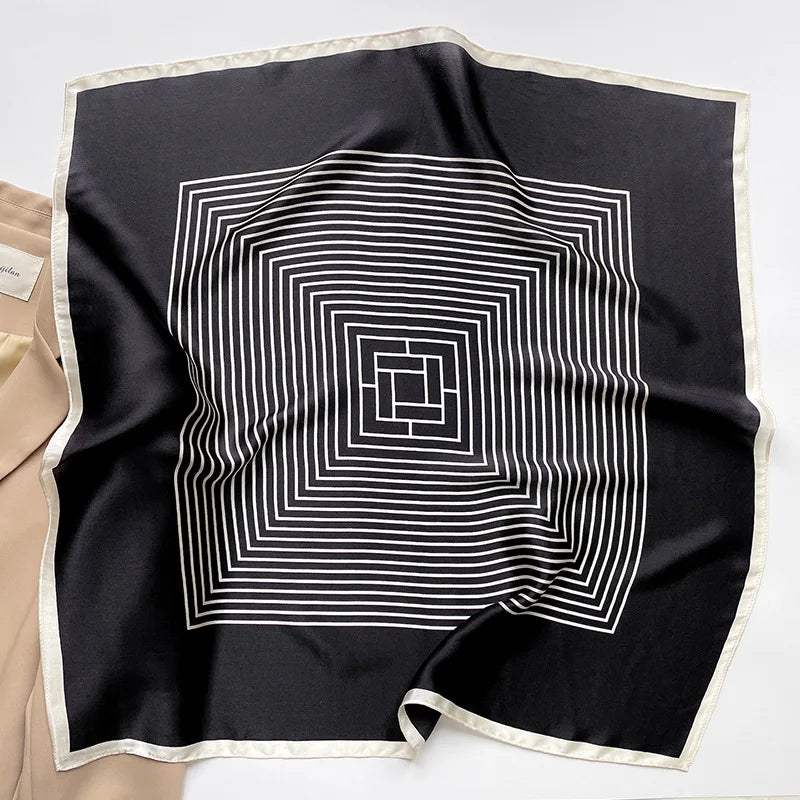 Foulard in Seta di Gelso a Stampe Fantasia