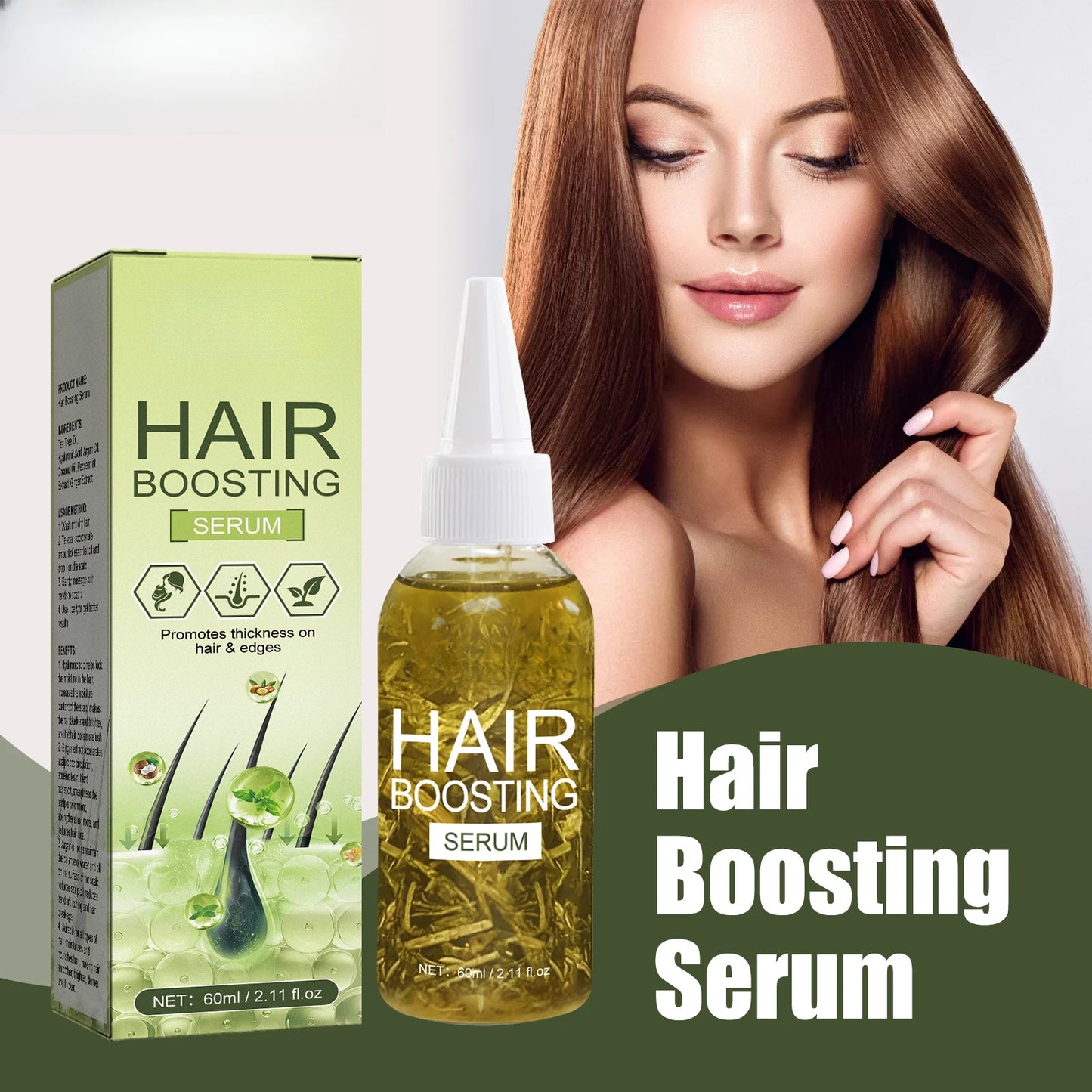 Hair Growth Oil Africa Crazy Traction Alopecia Serum Anti Hair Break Thicken Hair Loss Treatment Spray for Man Women 60ML