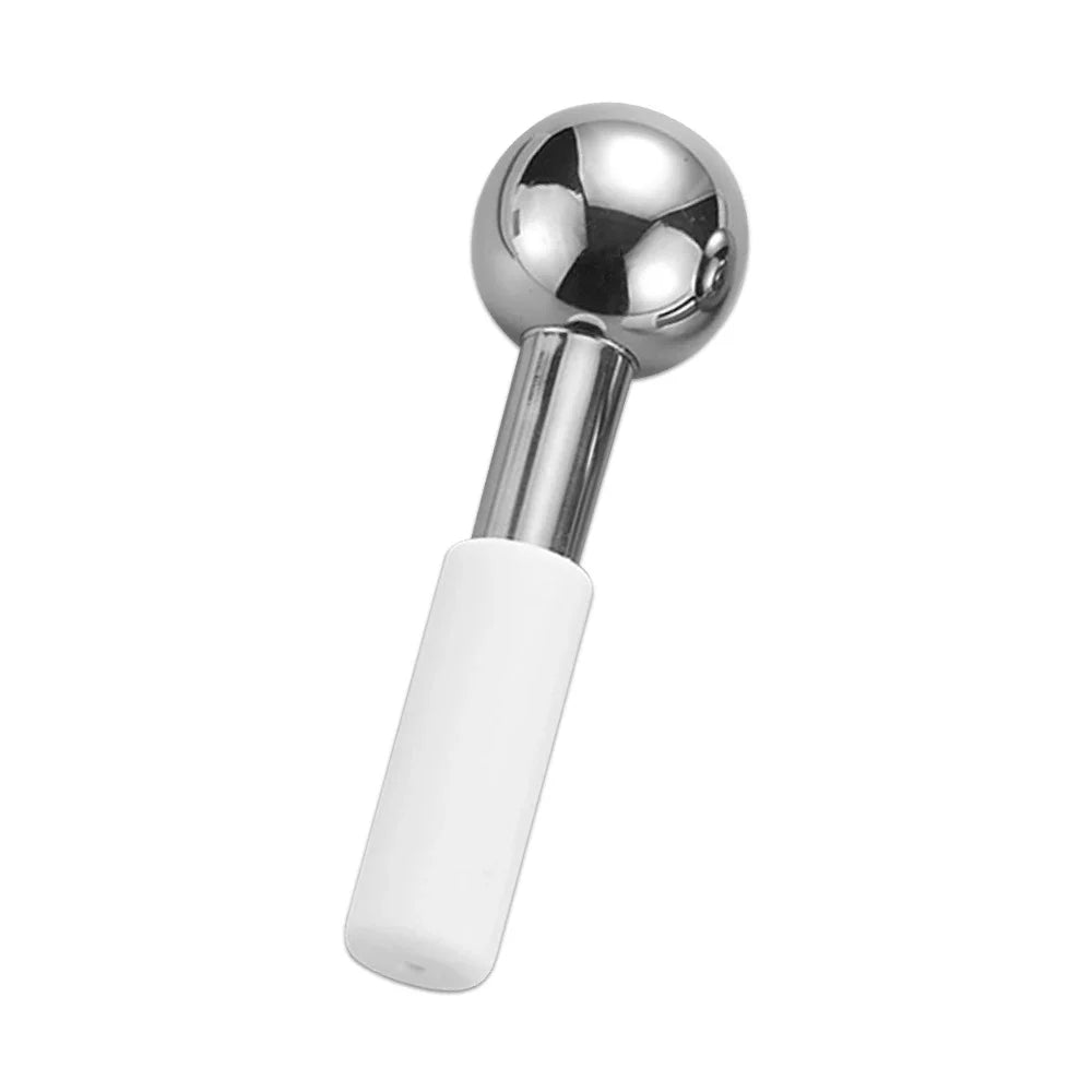 Stainless Steel Facial Ice Globes Hot Cold Facial Roller Skin Beauty Spa Cooling Globe Massage Ball Face Care Cryo Freeze Stick