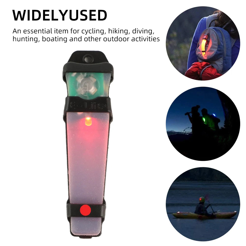 BOOIU Tactical FMA Helmet Safety Flashing Light IR Strobe Waterproof Outdoor Equipment Survival Signal Light Hiking Cycling Lamp