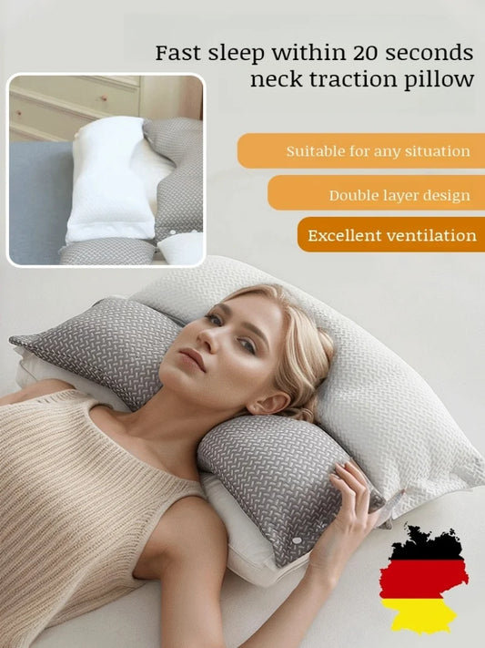 Doublelayer neck pillow special source sleep pillow core sleep aid sound sleep pillow