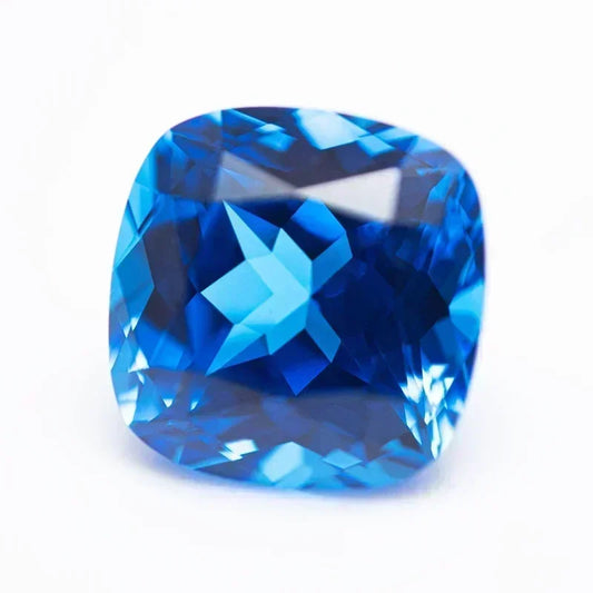 Square Cushion Gemstone Wholesale Lab Grown Cobalt Spinel VVS1 Charms Beads for Diy Jewel Making Materials Selectable AGL Certif