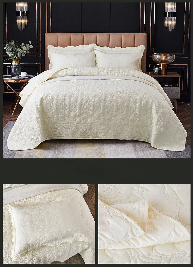 Summer Ultrasound Double King Queen Size Bedspreads Machine Washable Bed Cover Summer Soft Skin-friendly Blankets and Bedspreads