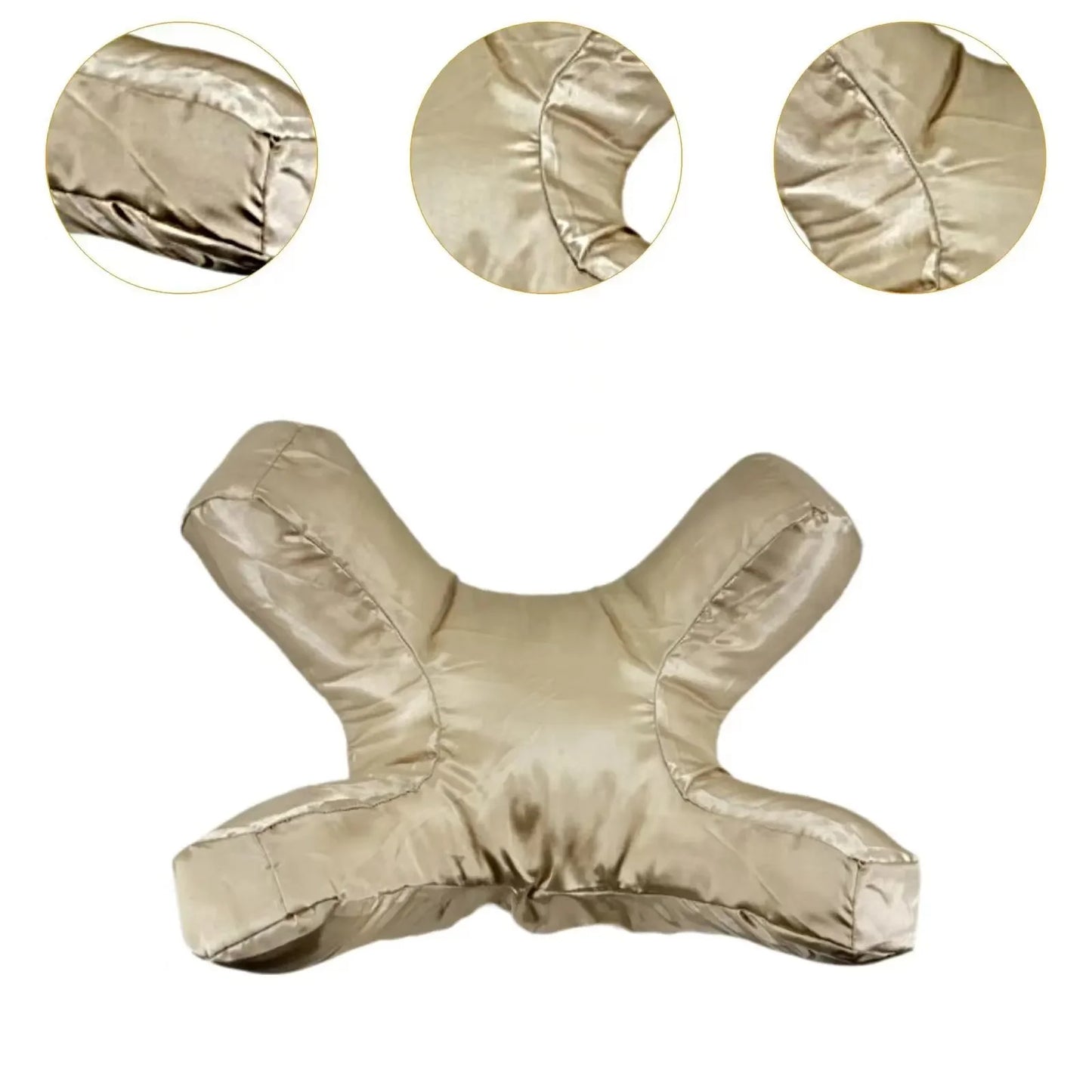 Face Pillow + Free White Satin Pillowcase! Beauty Sleep, Anti Wrinkles-Aging, Back Sleep