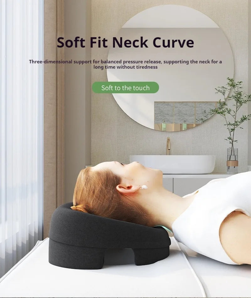 Memory Foam Breathable Head Pillow Ergonomics Lying Down Pillow Rest Support Pillow Body Massage Face Rest Pillow Beauty Salon