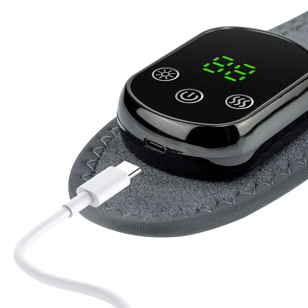 Electric foot and hand massager can vibrate and heat the ankles and ankles, and the bracket joints are portable, which can relax