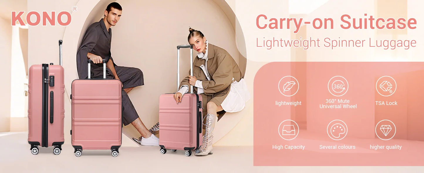 KONO 4/5/6-piece beauty case box cosmetics case hand luggage toilet bag travel bag luggage set