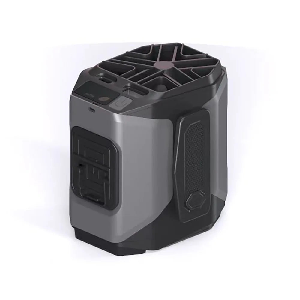 20000mAh Portable Outdoor Waist Fan Hanging Neck Strong Wind LED Lighting Outdoor Emergency Power Supply Suitable Outdoor Work