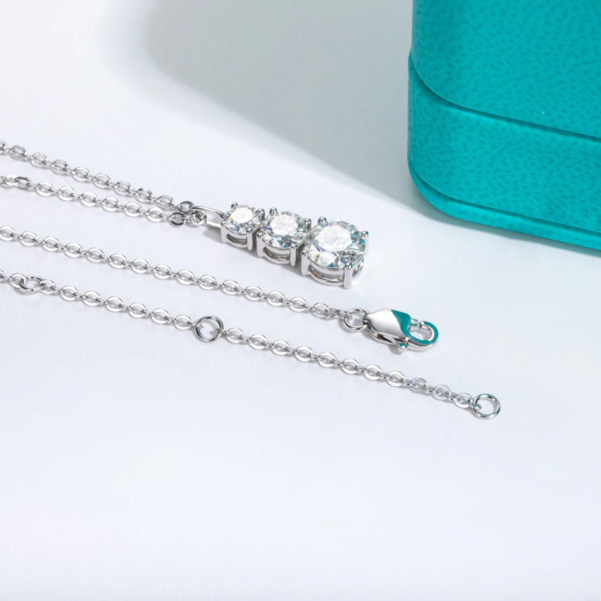 AnuJewel 1.8cttw D Color Moissanite Diamond Pendant Necklace 925 Sterling Silver For Women Fine Jewelry Gifts Wholesale