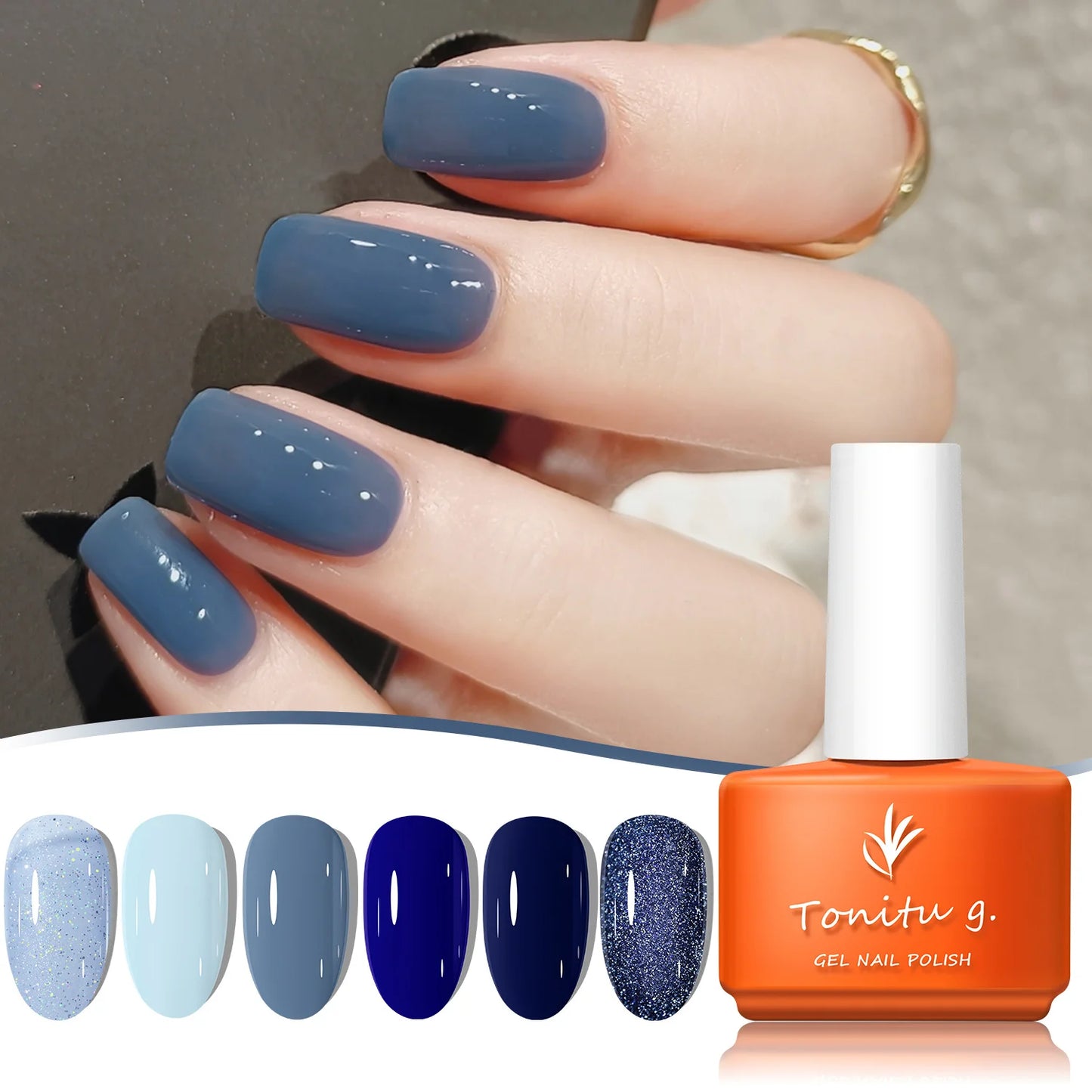 Set di 6 Smalti Gel Professionali per unghie