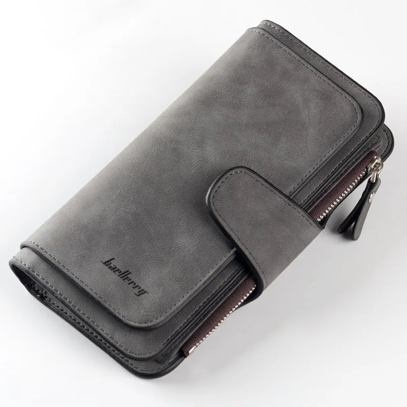 Baellerry High Quality Long Women's Wallet Buckle Multiple Card Slots Mobile Phone Bag Hand-held Bag Card Holders