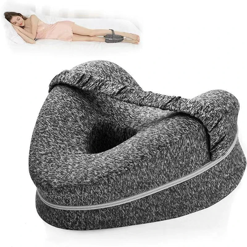 Memory Cotton Leg Pillow Ergonomic  Leg Support Pillow Relieve Hip Pain Sciatica Leg Alignment Pillow Removable and Washable