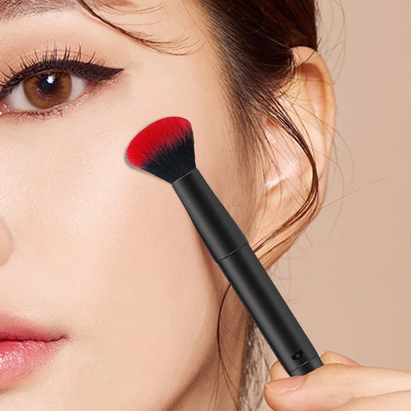 Electric Loose Powder Brush Quick Makeup Brush Blush 10 Gears Vibration Rechargeable Multifunctional   Makeup Brush Tools