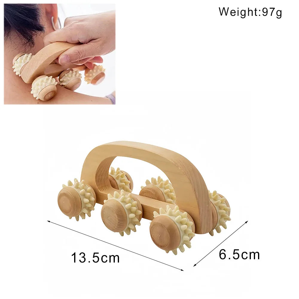 Strumenti Professionali per Massaggi in Legno Massiccio e Bamboo
