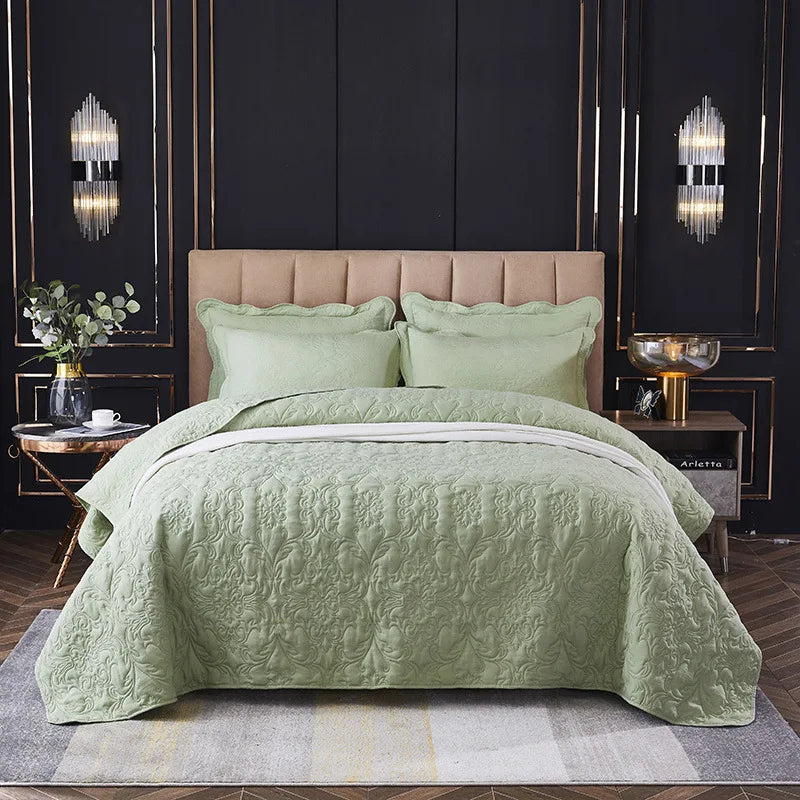 Summer Ultrasound Double King Queen Size Bedspreads Machine Washable Bed Cover Summer Soft Skin-friendly Blankets and Bedspreads