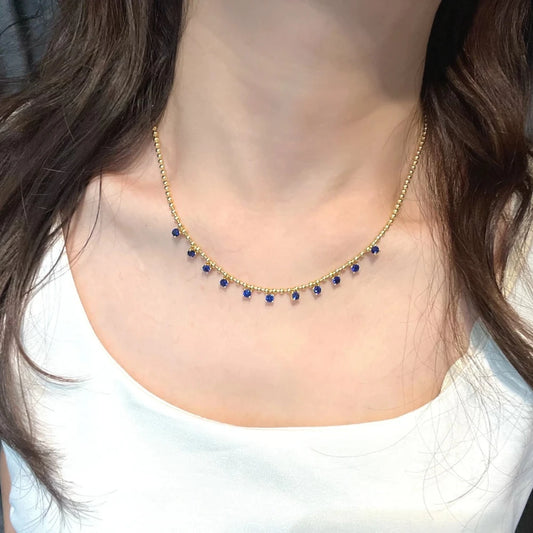 Wong Rain Vintage Solid 925 Sterling Silver Emerald Sapphire Ruby Gemstone Pendant Necklace Fine Jewelry for Women Wholesale