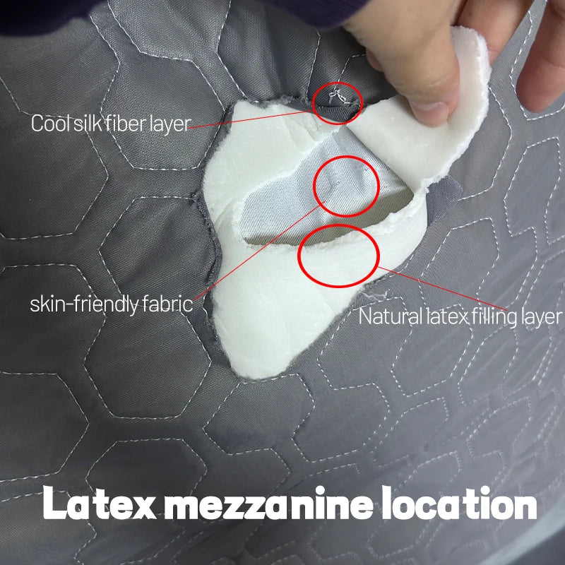 Triangle Reading Pillow Big Wedge Adult Backrest Cooling Latex Cushion Decorative Pillows for Bed Decor Cushion for Sofa