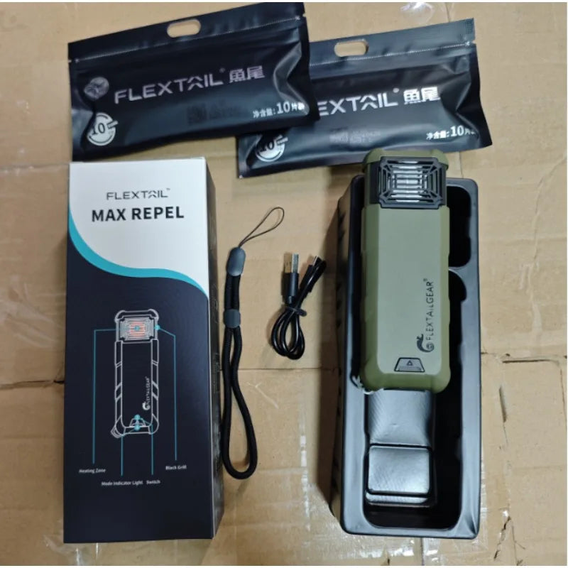 Flextail TINY REPELLER Portable Mosquito Repellent Lithium Battery Heat Outdoor Fish Wireless Electric Mosquito Killer Repeller