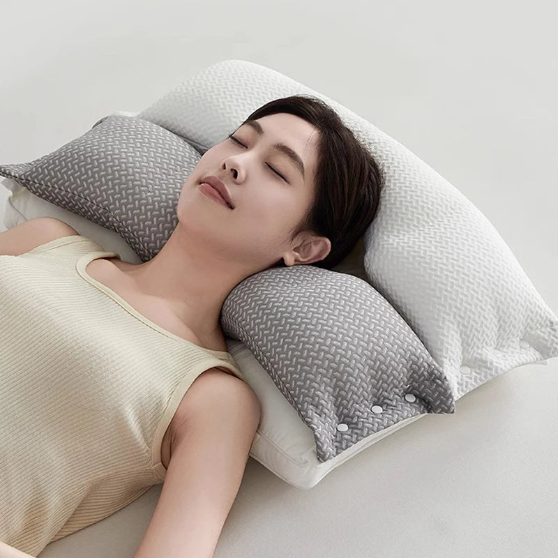 Doublelayer neck pillow special source sleep pillow core sleep aid sound sleep pillow
