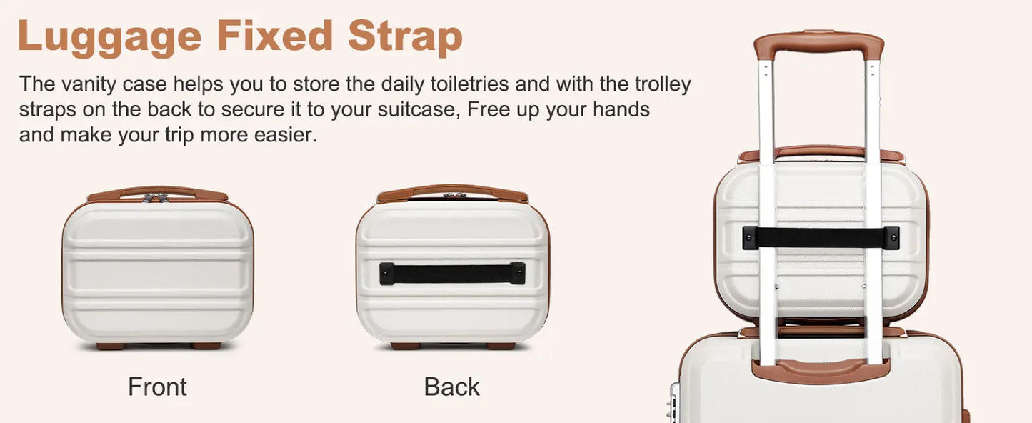 KONO 4/5/6-piece beauty case box cosmetics case hand luggage toilet bag travel bag luggage set