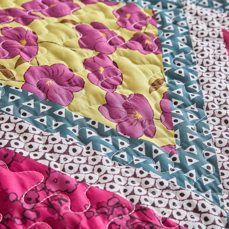 Bedspreads & coverlets for All Seasons Soft Bedspreads Quilt Bedding Set with Pillow Shams Queen King Coverlet Blanket Bed cover