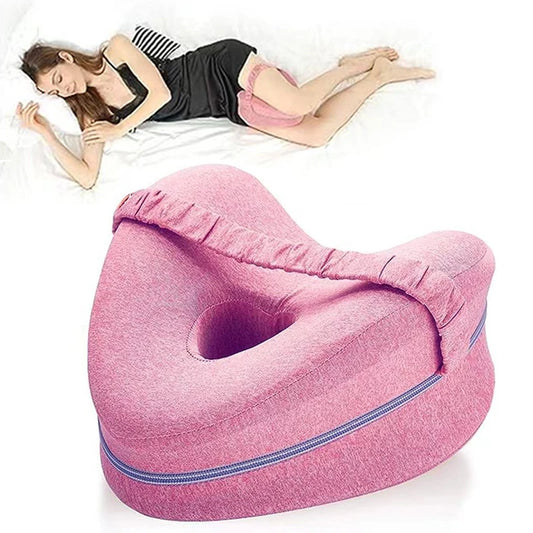 Memory Cotton Leg Pillow Ergonomic  Leg Support Pillow Relieve Hip Pain Sciatica Leg Alignment Pillow Removable and Washable