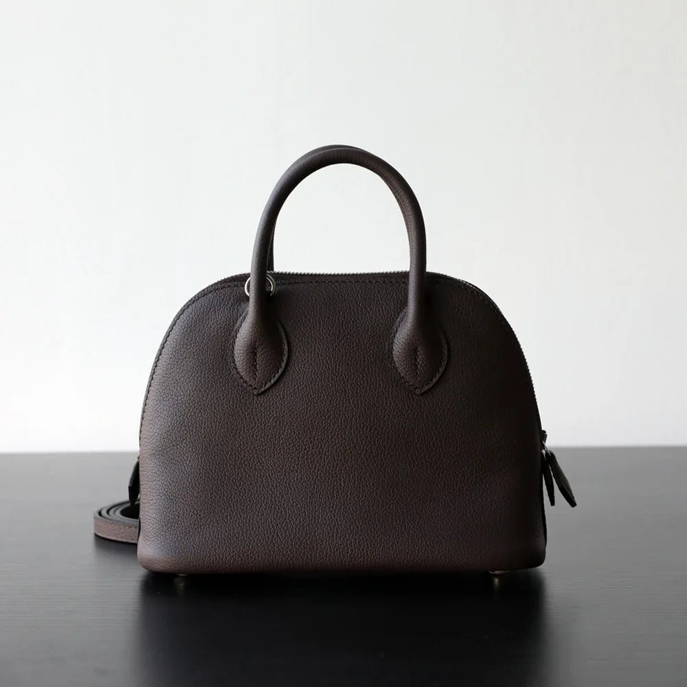 Borsa in Fiore di Pelle Goffrata