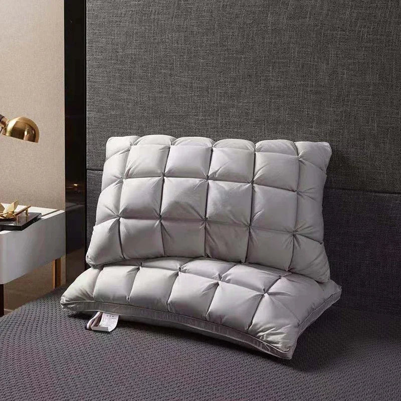 Goose Down Pillow 100% White Goose Feather Pillow Core Five-Star Hotel High-end 3D Bread  Goose Down Sleep Pillow
