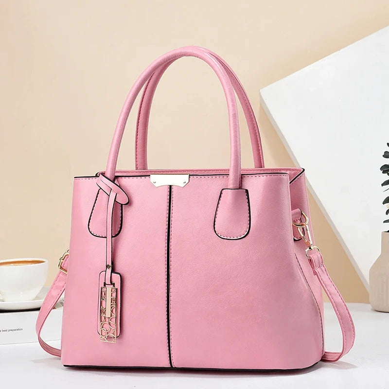 Borsa Tote Verniciata con Lavorazione Coccodrillo