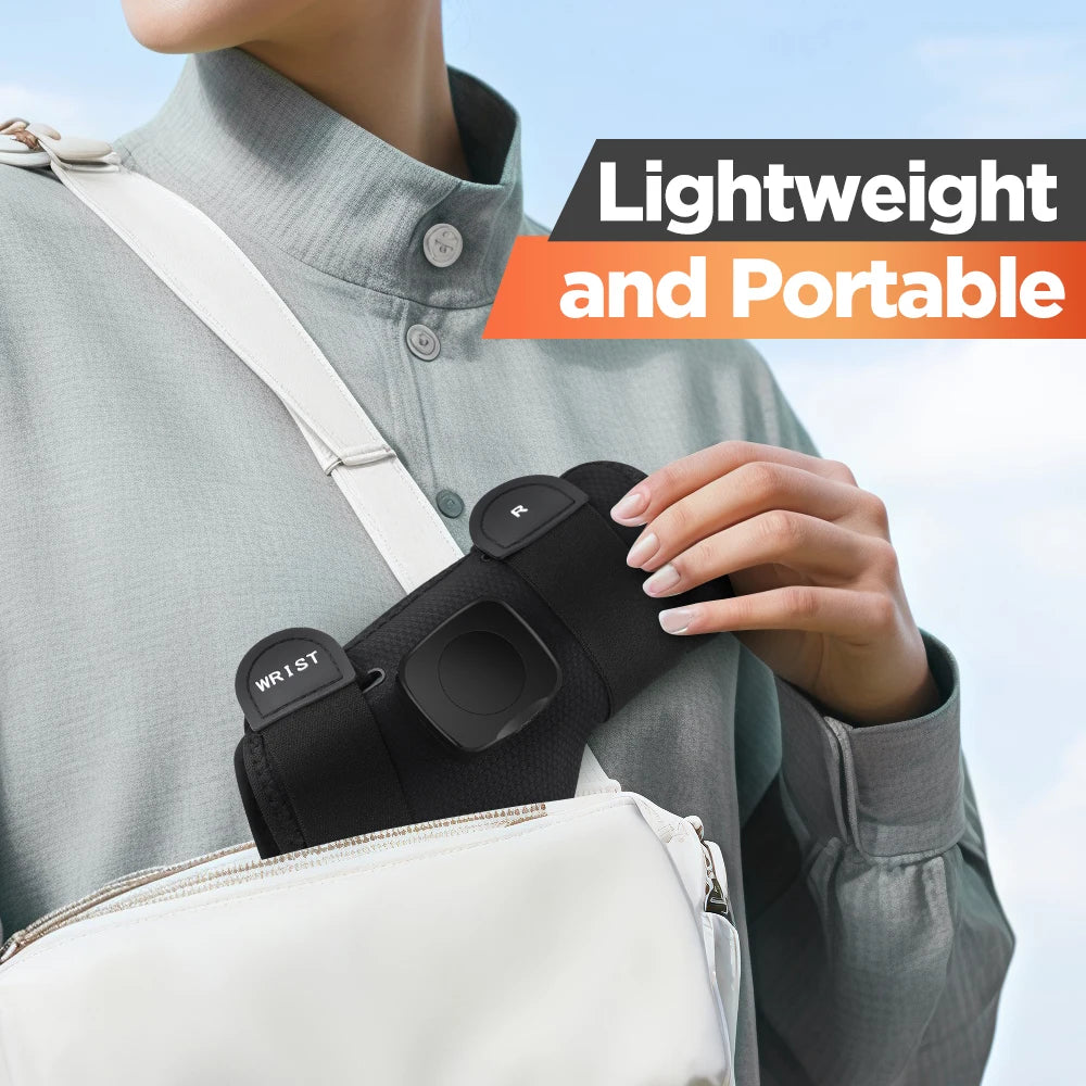 Wrist Heating Vibration Pad 3 Heat Level Heated Wrist Hot Therapy for Carpal Tunnel Relief Tendonitis Wrist Support Pad