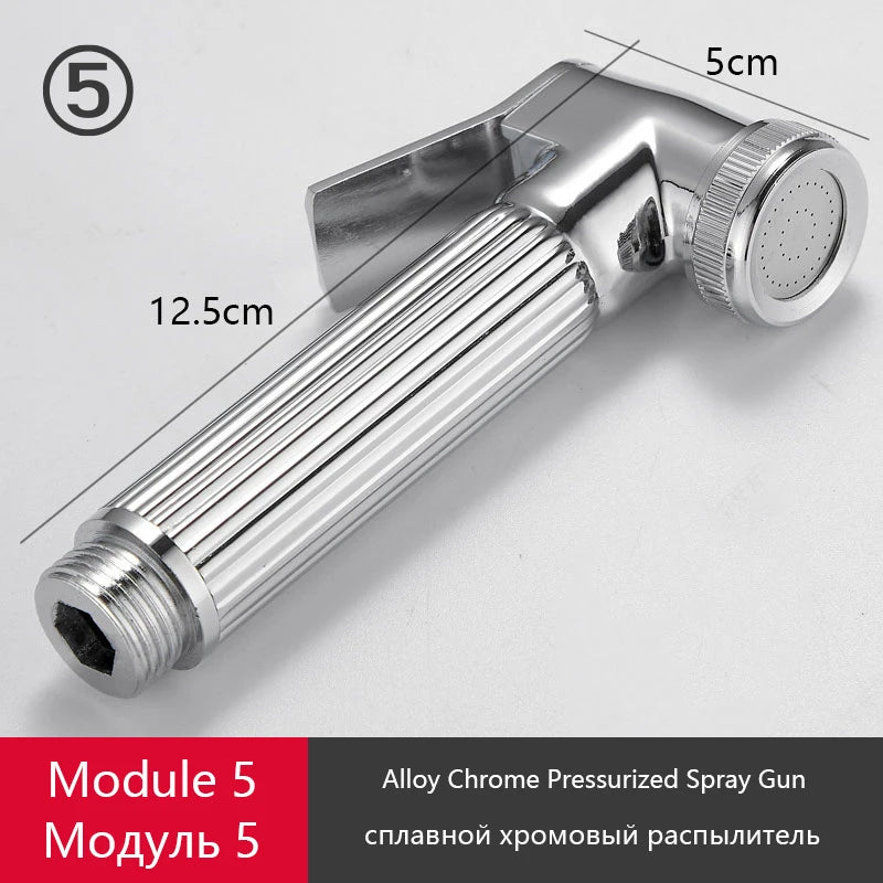 DIY Shower Set Bathroom Shower System Wall Mounted Bathtub Shower Faucet Gray Black Golden White Digital LED Temperature Shower