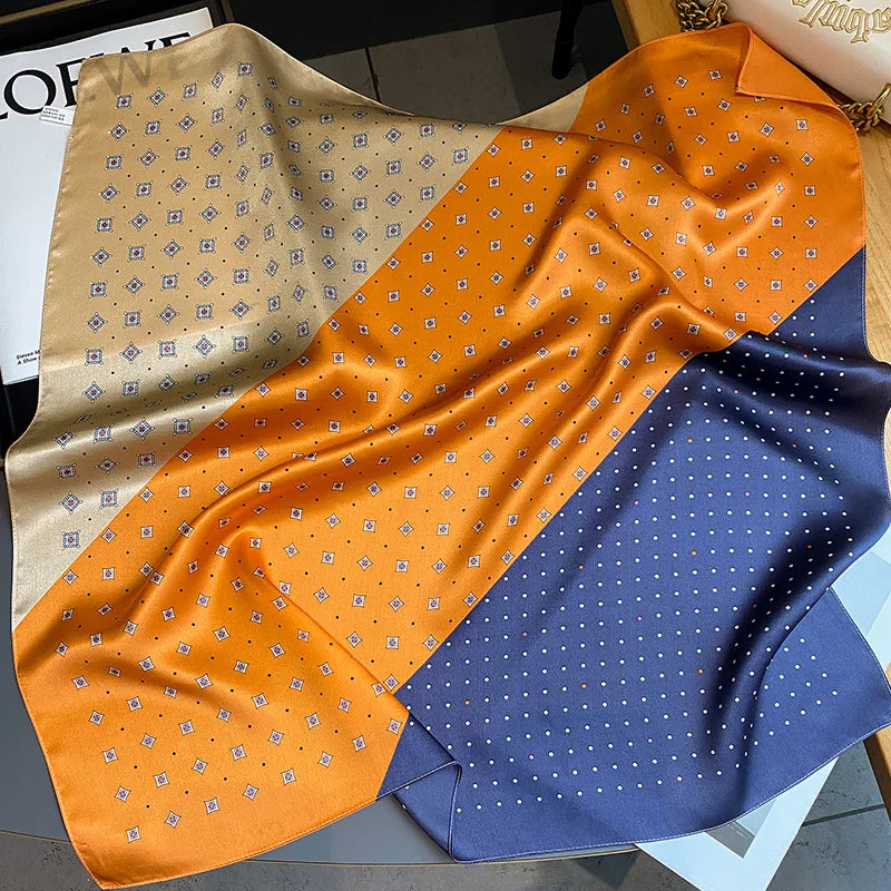 Foulard in Seta di Gelso a Stampe Fantasia