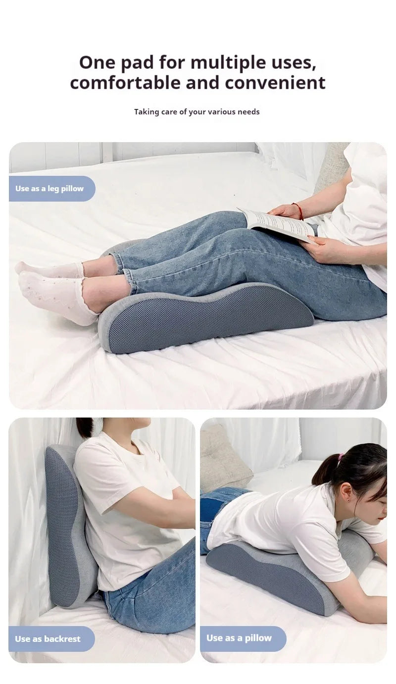 Ergonomic Memory Foam Leg Foot Raiser Pillow Support Cushion Foot Stress Relief Cushion Massage Support Body Pillow For Pregnant