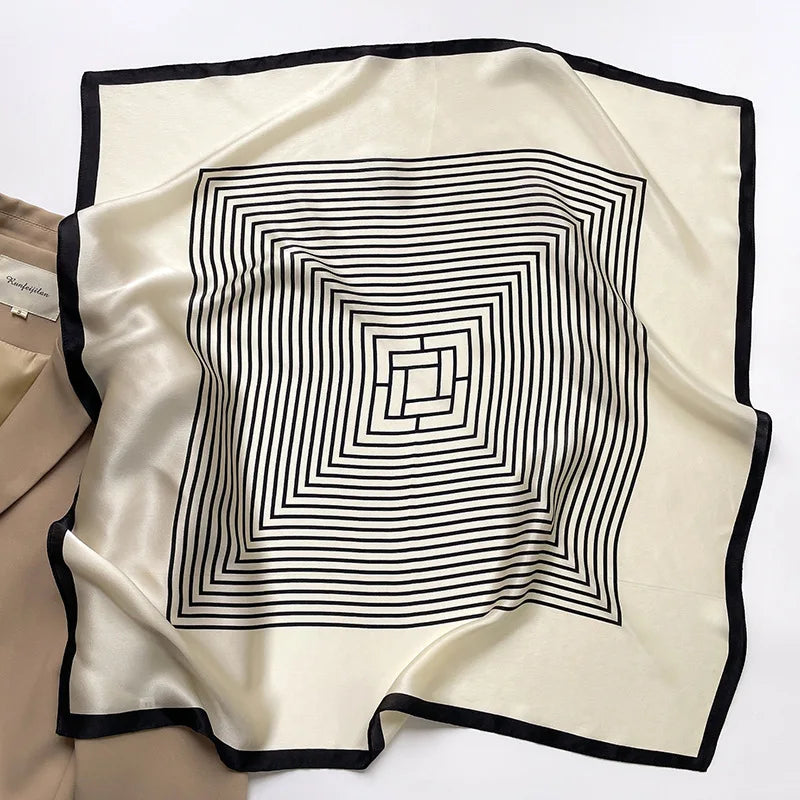 Foulard in Seta di Gelso a Stampe Fantasia