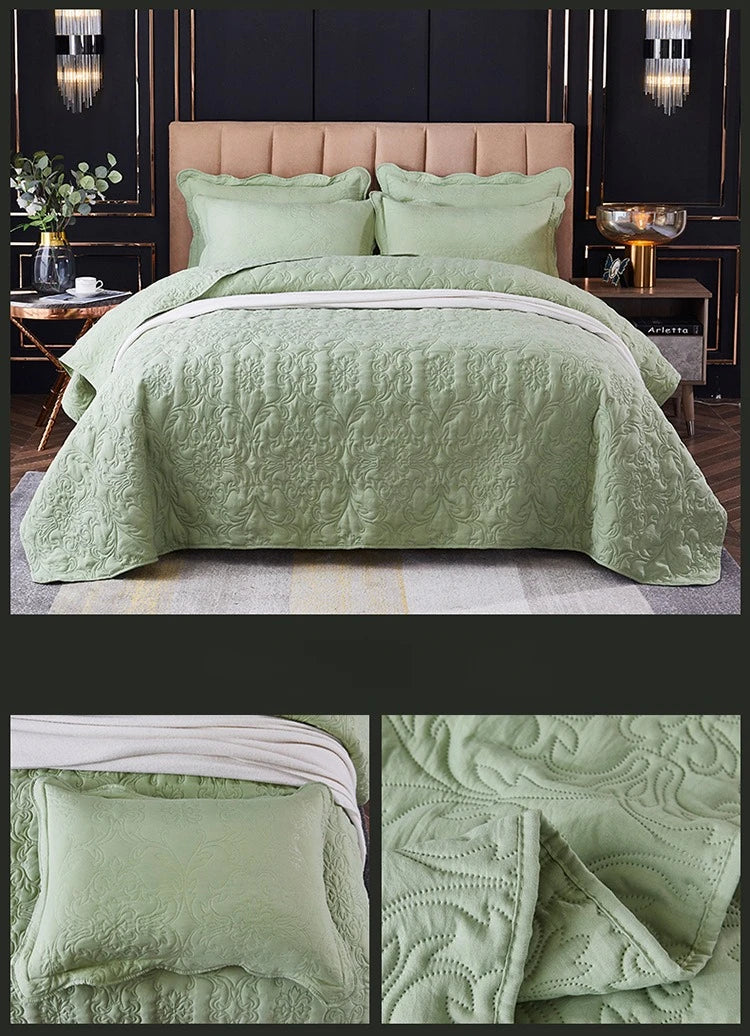 Summer Ultrasound Double King Queen Size Bedspreads Machine Washable Bed Cover Summer Soft Skin-friendly Blankets and Bedspreads