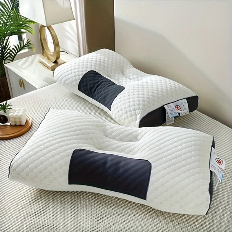 Honeycomb Waffle Pillow Insert - Breathable Massage Texture for Neck & Back Support, Moisture-Wicking Polyester