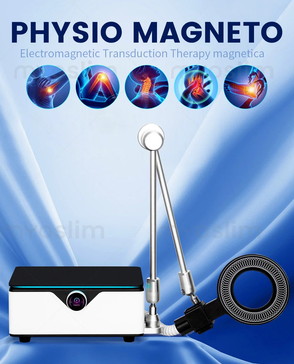 Portable Emtt Physio Magneto Therapy Magnetoterapia Pain Relief PEMF Sports Injury Therapy Magnetotherapy Physiotherapy Machine