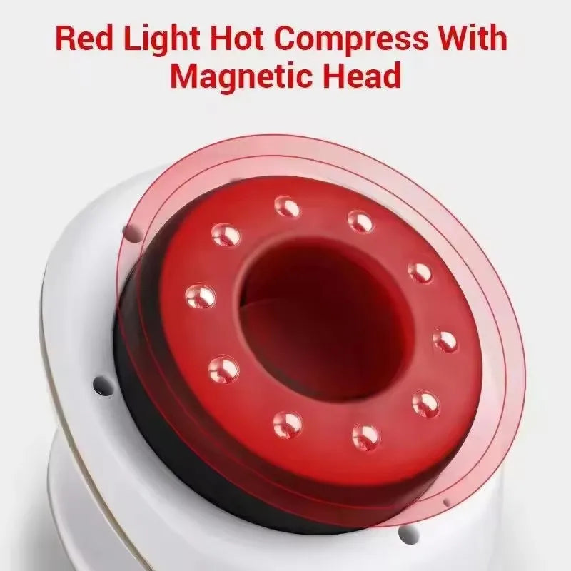 Electric Vacuum Cupping Massage Device LCD Display Heating Scraping Suction Cups Gua Sha Scraping Tool  Relieve Muscles Soreness