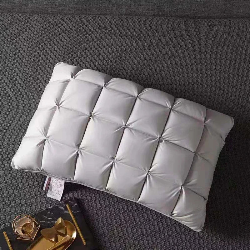 Goose Down Pillow 100% White Goose Feather Pillow Core Five-Star Hotel High-end 3D Bread  Goose Down Sleep Pillow