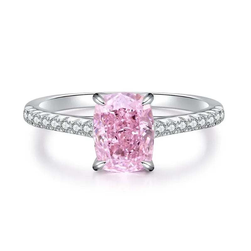 Collezione di Anelli con Zaffiri Rosa creati in Laboratorio