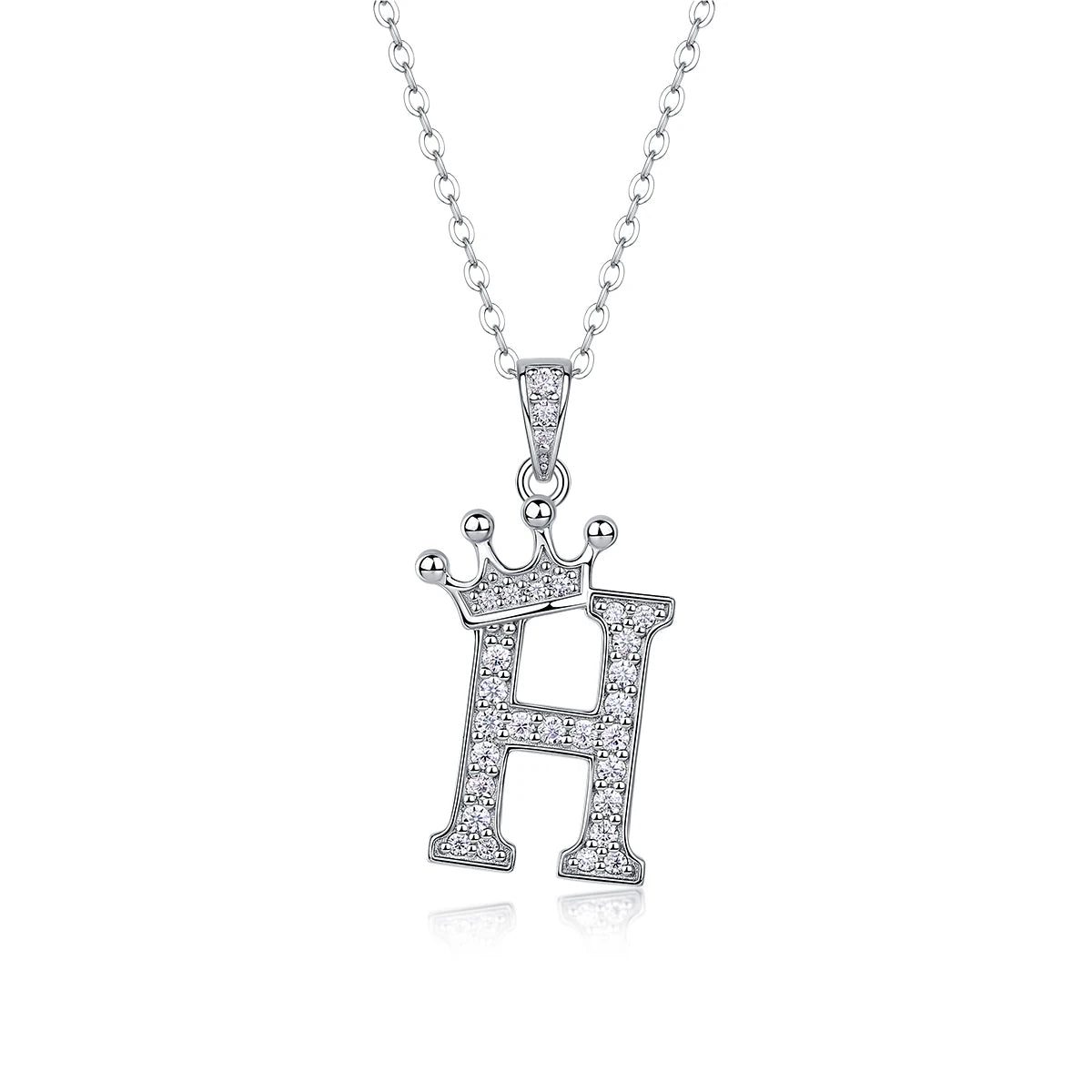 Collana con Iniziali in Moissanite
