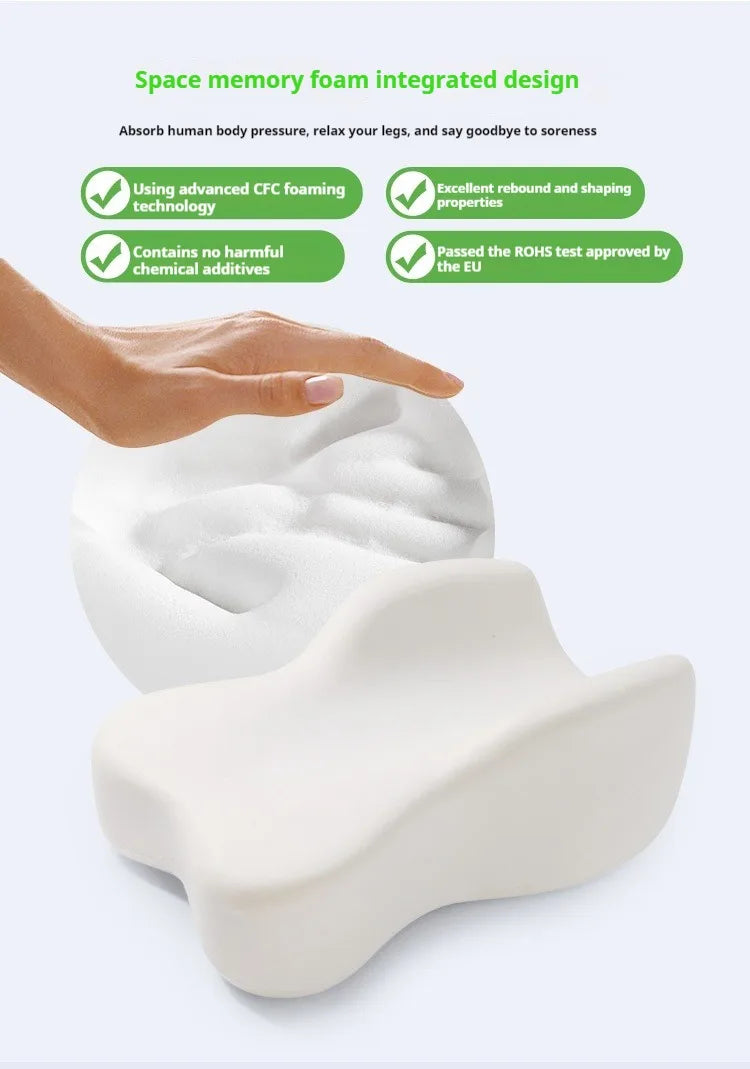 Orthopedic Slow Rebound Memory Cotton Clamp Leg Pillow Maternity Foot Pillow Strap Adjustable Side Sleeping Knee Leg Pillow